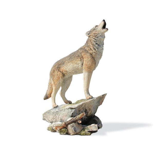  Figurines d'animaux Loup, 4 pces