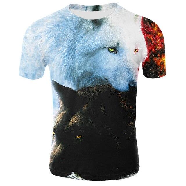 T Shirt Loup Homme Femme