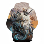 Pull Loup<br> Chef Indien - Loup-Faction