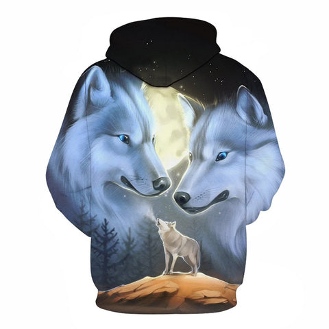 Pull Loup<br> Lune - Loup-Faction
