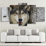 Tableau Loup<br> Happiness - Loup-Faction