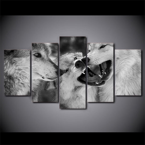 Tableau Loup<br> Trois Frères - Loup-Faction