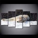 Tableau Loup<br> Loup Blanc - Loup-Faction