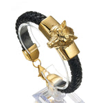 Bracelet Loup<br> Tête Dorée - Loup-Faction