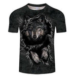 T-Shirt Loup<br> Noir - Loup-Faction